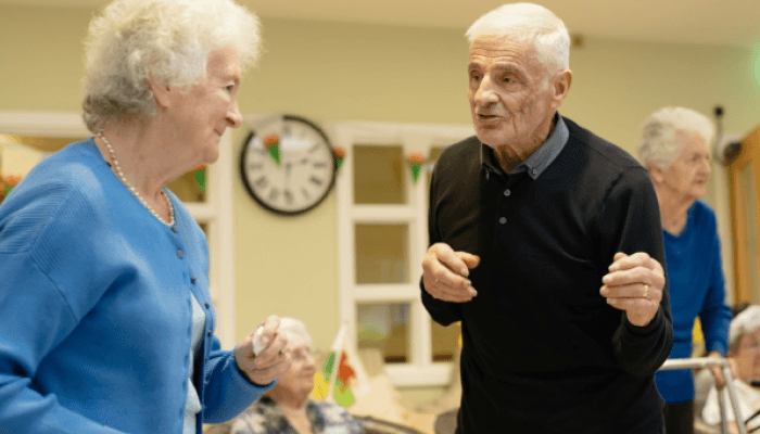 Residents enjoying community activities at Josephs Care Home