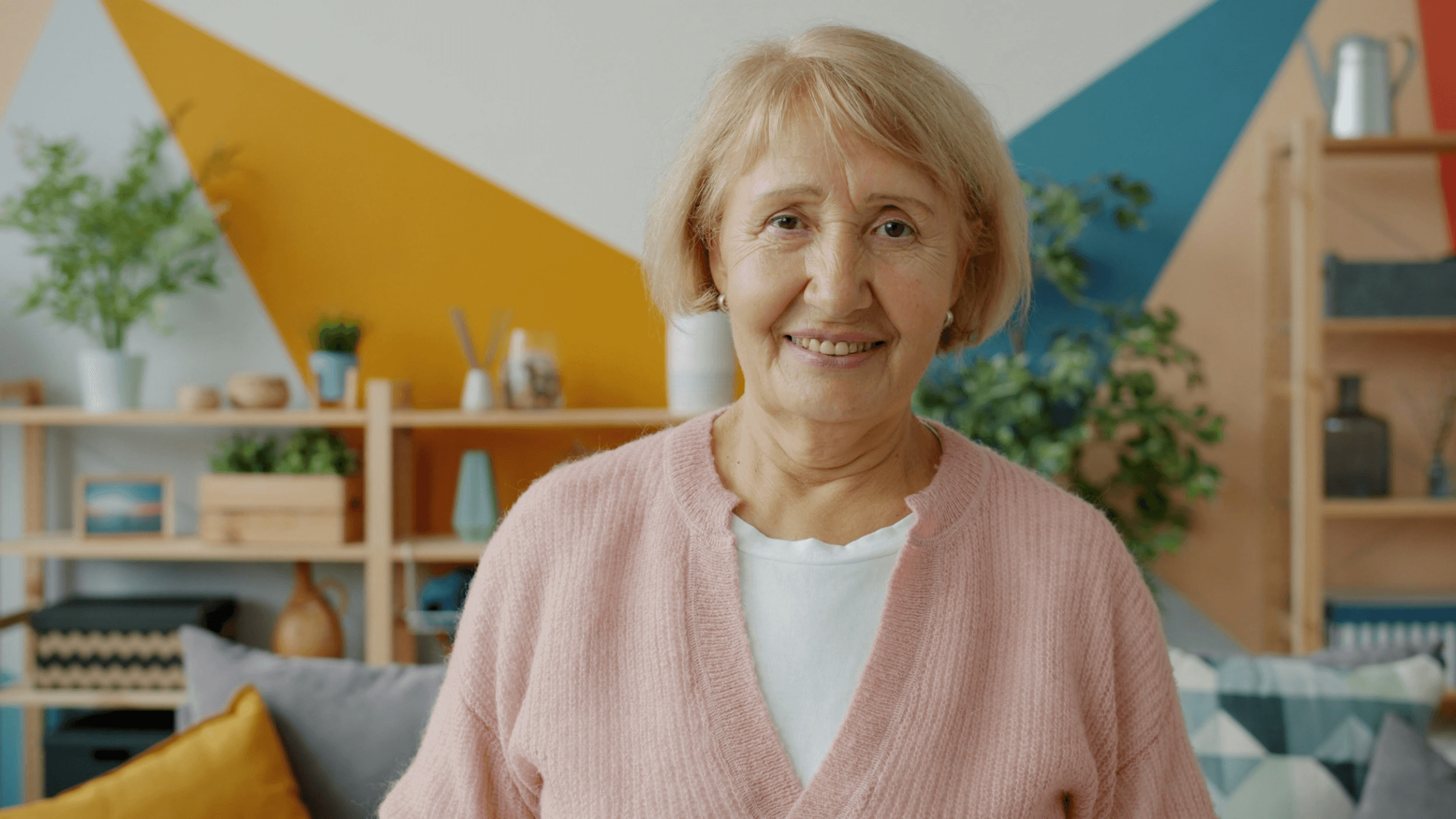 A carer supporting a resident with dementia at Josephs Care Home